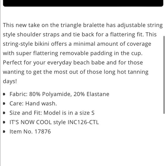 Its Now Cool - The String Bikini Top & The Gathered Tie Pant in Citrine Lurex - Picture 10 of 10